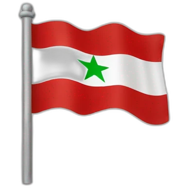 Drapeau Syrie libre emoji