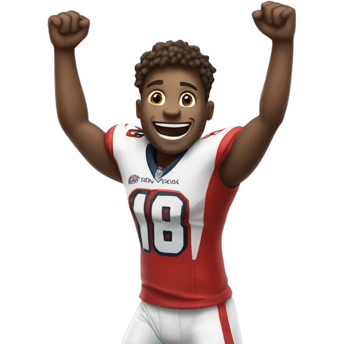 Football player celebrating  emoji