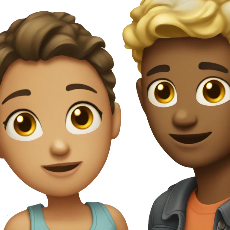 a boy with a girlfriend emoji