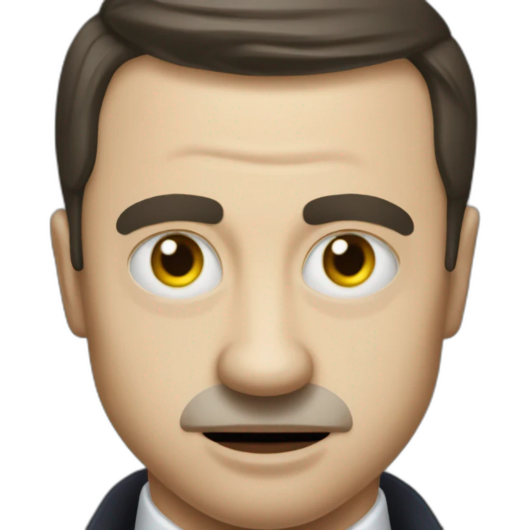 President Zelensky in the image of a vampire emoji