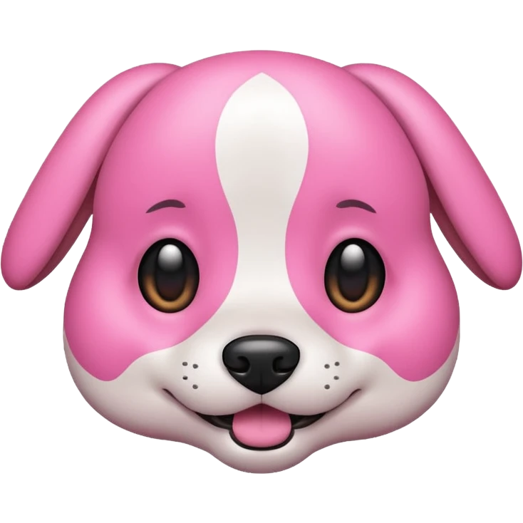 Dog pink  emoji