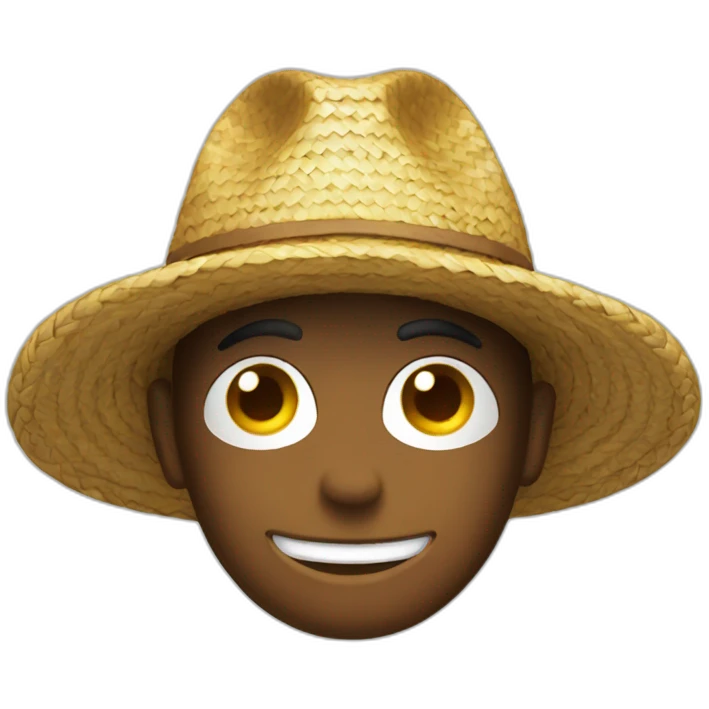 straw hat emoji
