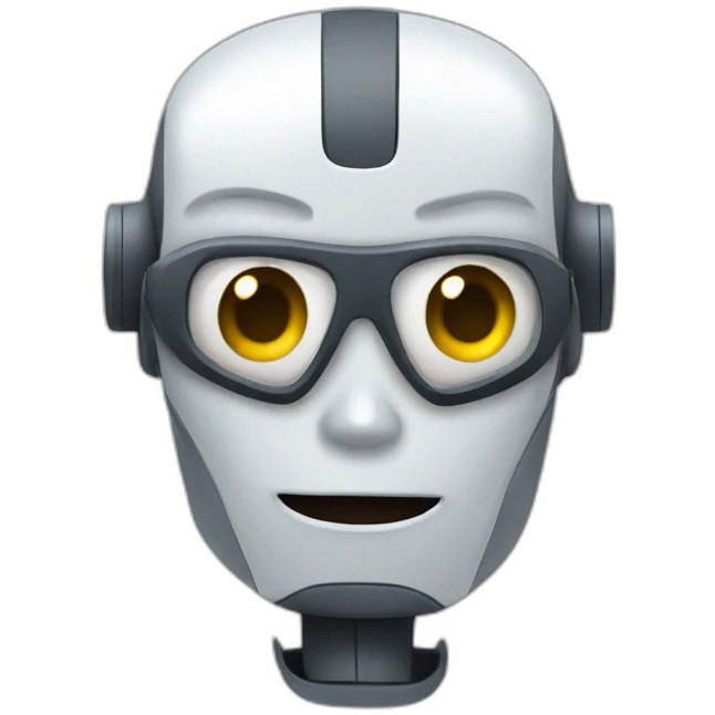 robot news reporter emoji