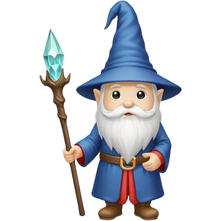 Garden Gnome as a wizard emoji
