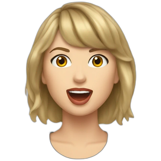 taylor swift singing emoji