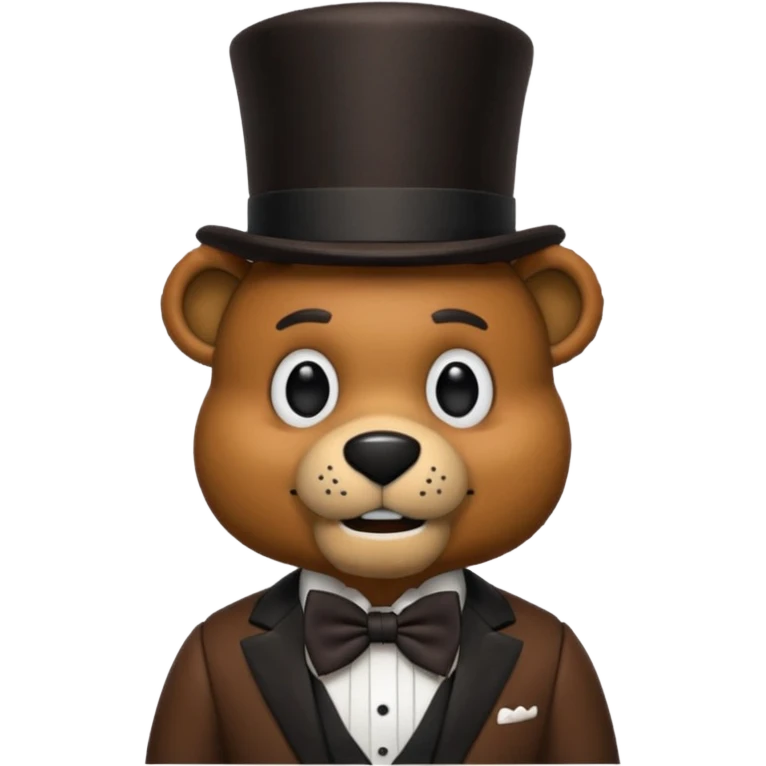 Make Freddy from fnaf emoji