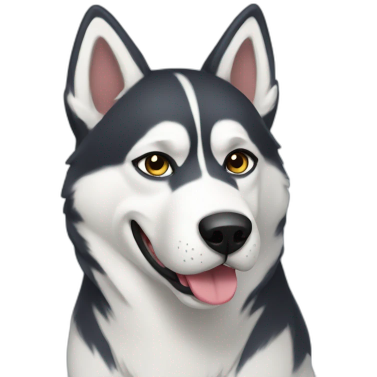 Husky lover emoji