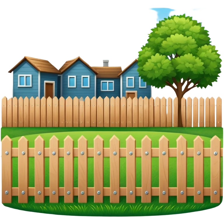 closed courtyard icon, safe private yard surrounded by buildings, minimal flat vector style emoji