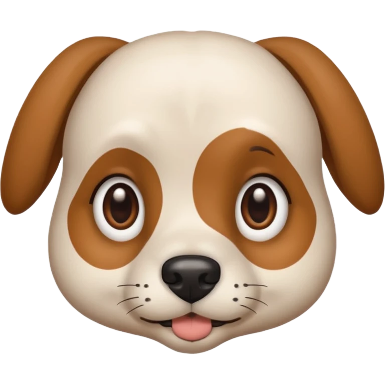 human with a dog face emoji
