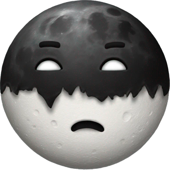 dark side of the moon  emoji