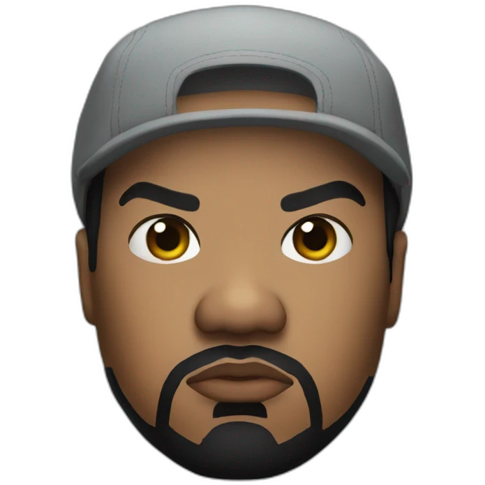 actor ice cube serious emoji