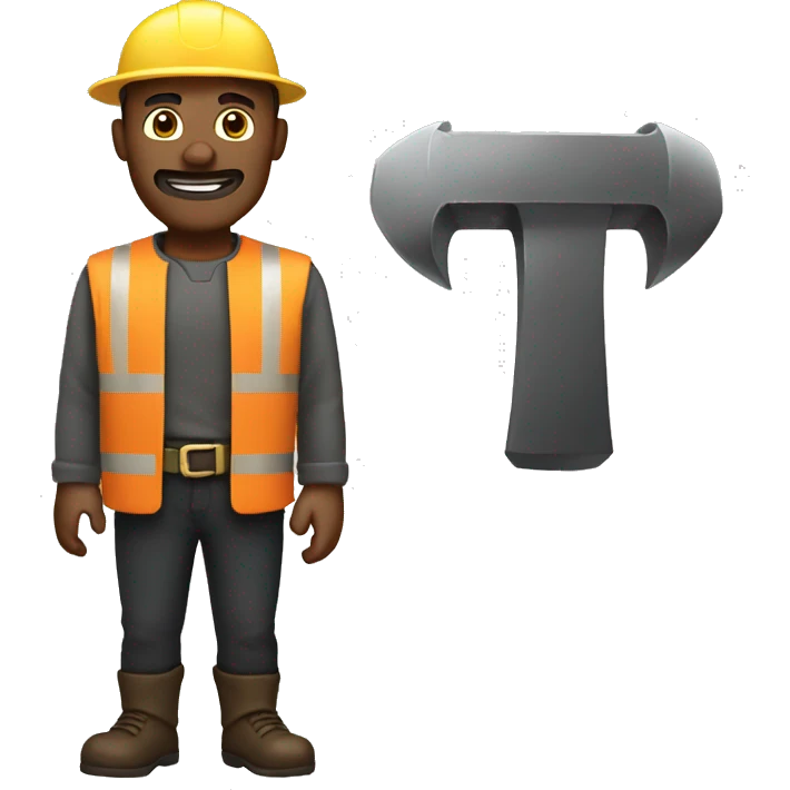 man and anvil emoji