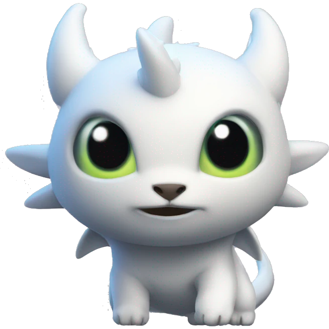Night Light fury Dart emoji