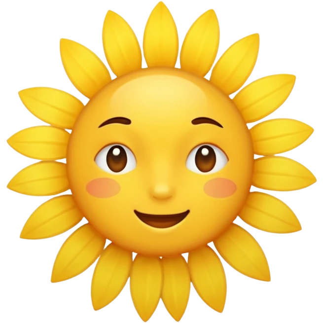 Good morning sunshine emoji