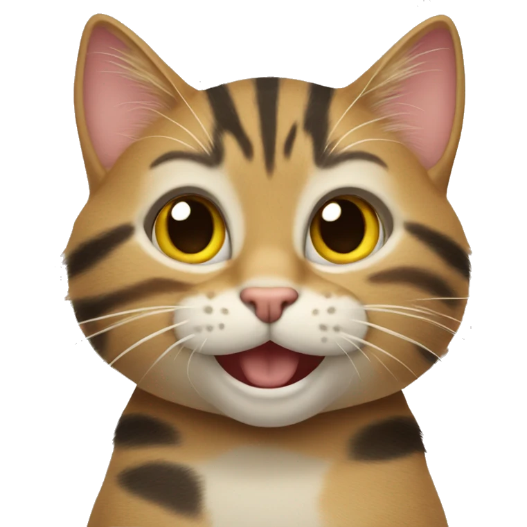 Tabby cat thumbs up emoji