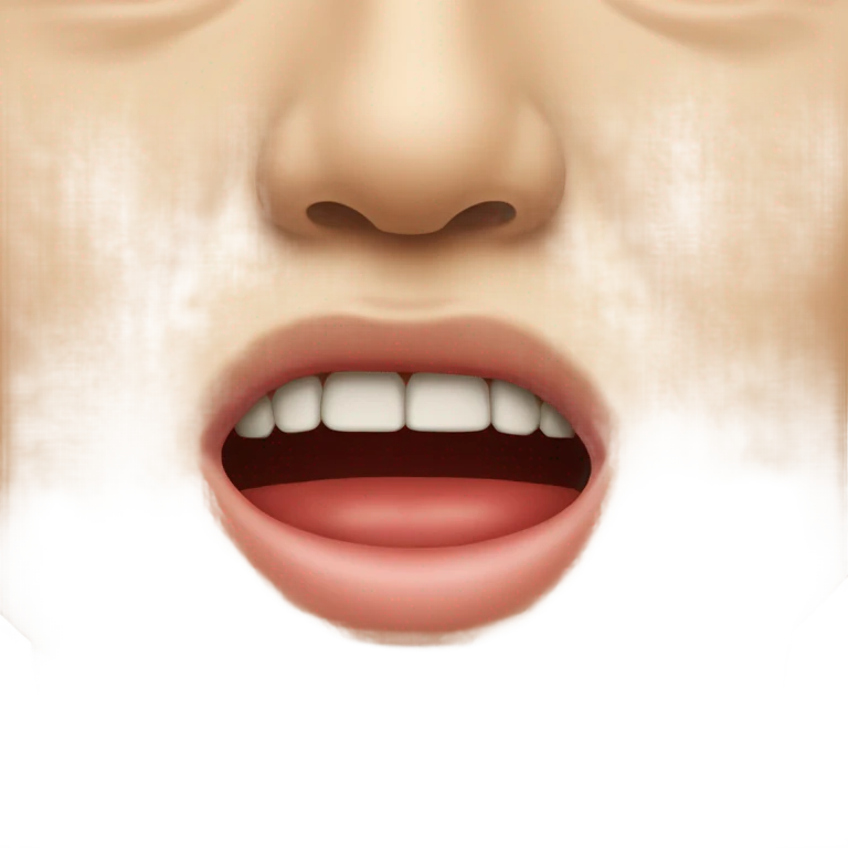 Sore throat on no.  emoji