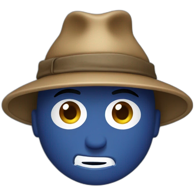 facebook logo wearing a scumbag hat emoji