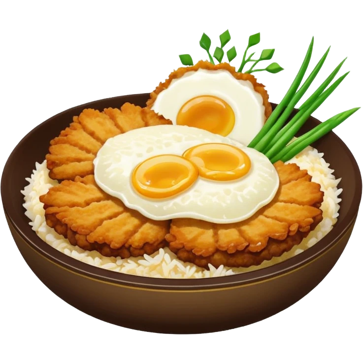 katsudon in a bowl emoji