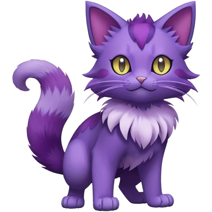 Purrloin-Delcatty-Pokémon-Fakémon-hybrid-creature (full body) emoji