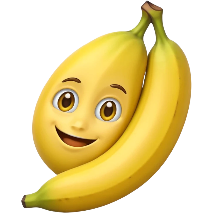 crea un emoji de un guineo tipo ed de pixar  emoji