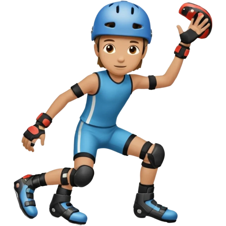 Roller blader boy emoji
