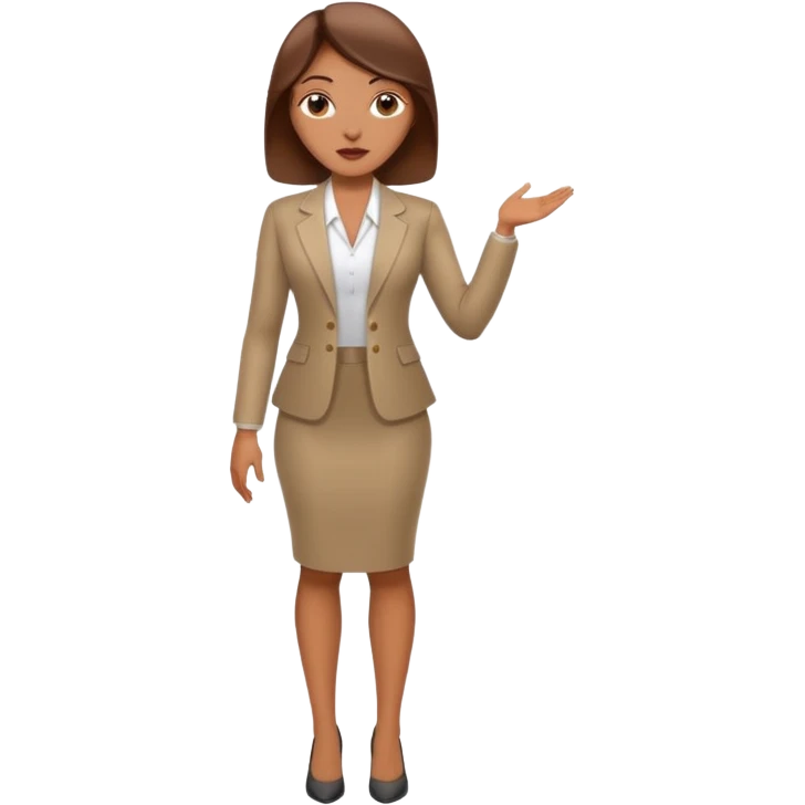 LAdy Boss, different pose, full body emoji