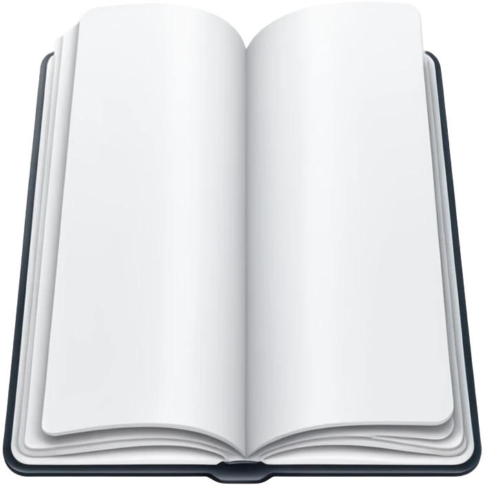 emoji of open magazine with nothing inside emoji