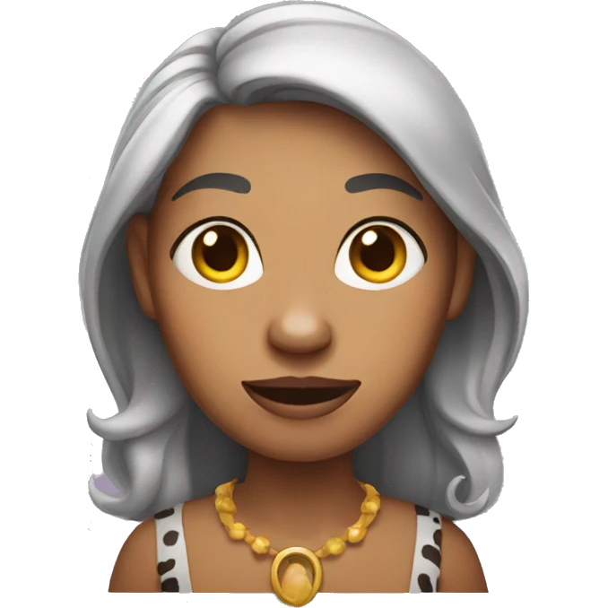cow woman emoji