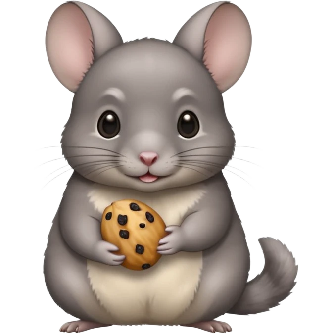 Chinchilla with raisin emoji