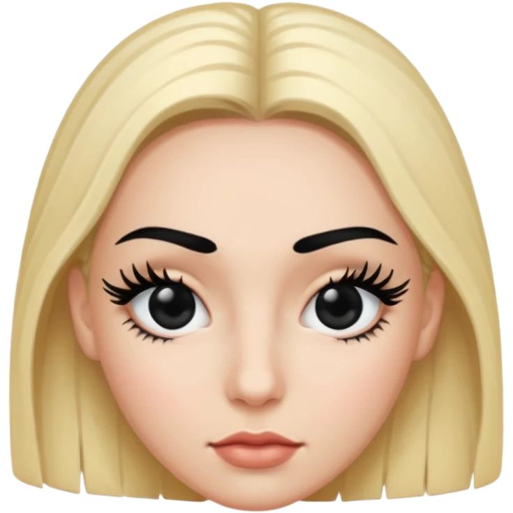 Make again  I want black eye and lash emoji