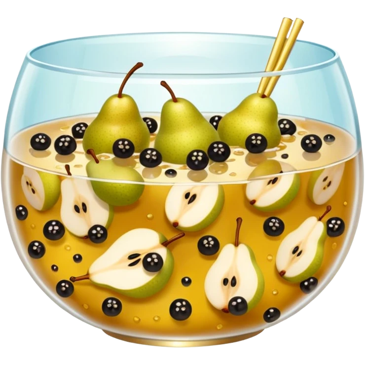 pear and boba soup emoji