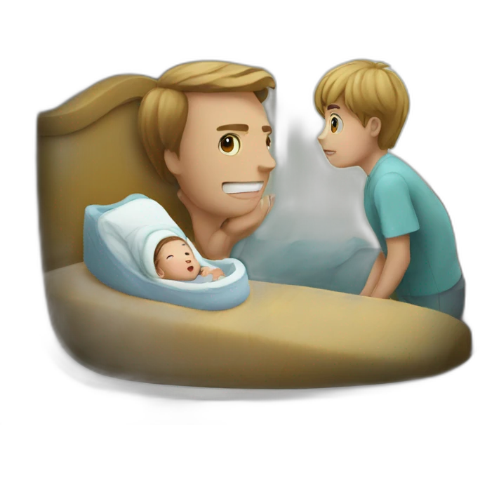 watching the baby emoji