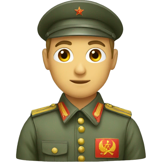 the USSR Soldier emoji