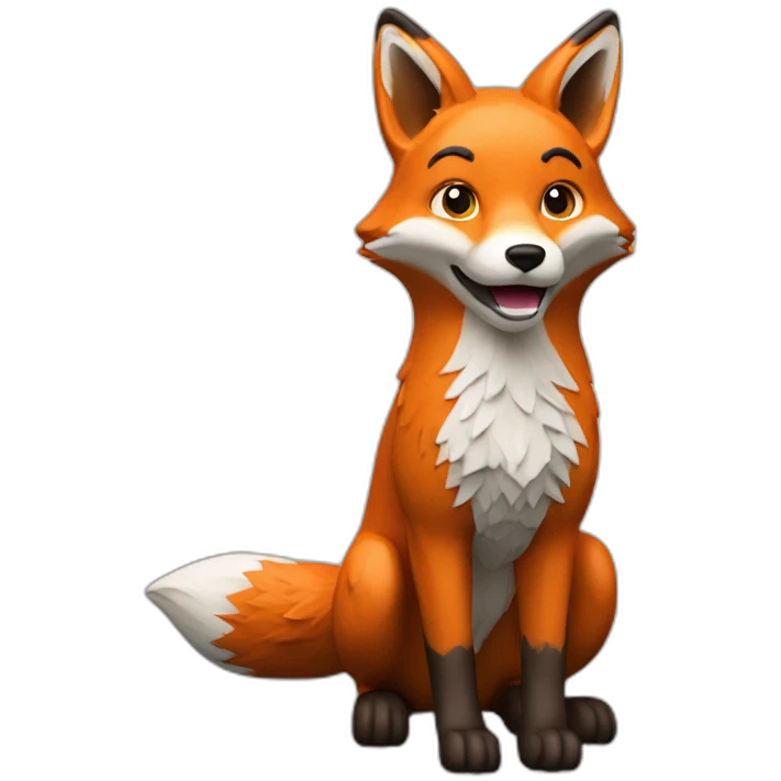fox 3d emoji
