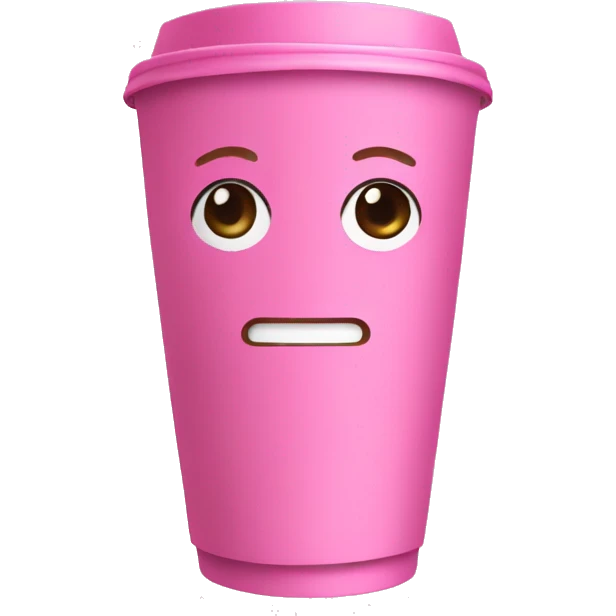 Pink Inés coffee emoji