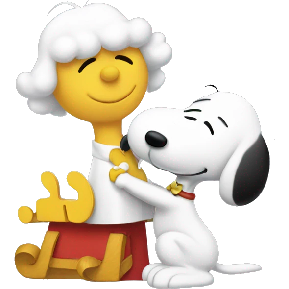 Snoopy and woodstock emoji