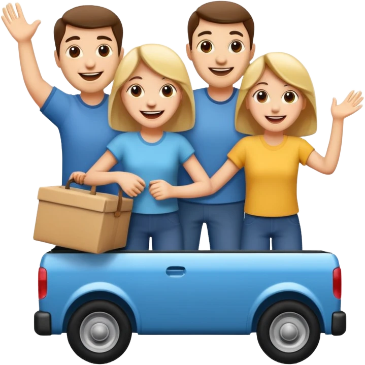Moving familt emoji