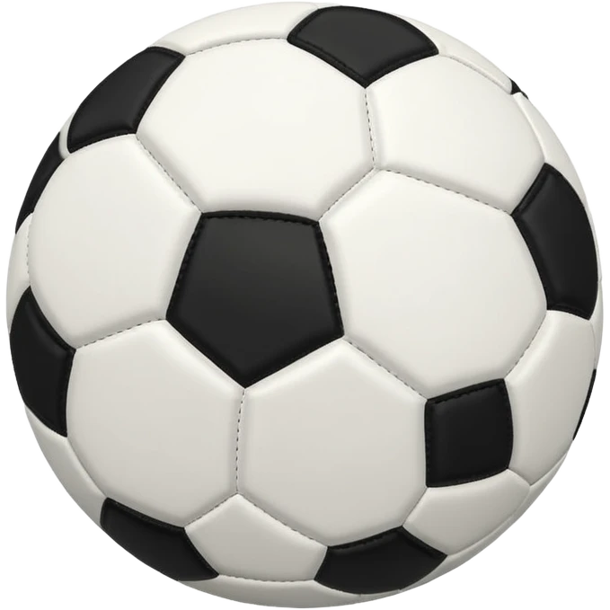 soccer ball classic panels emoji