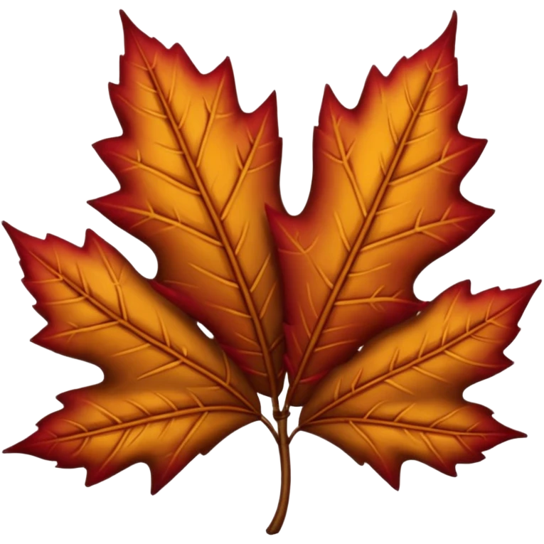 quiero una fucion de pernos y hojas de arbol emoji