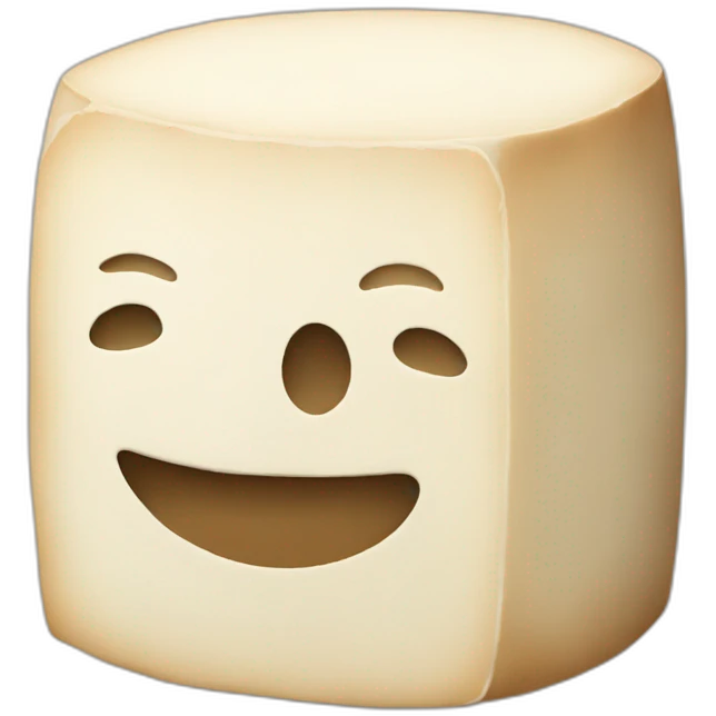 round tofu emoji