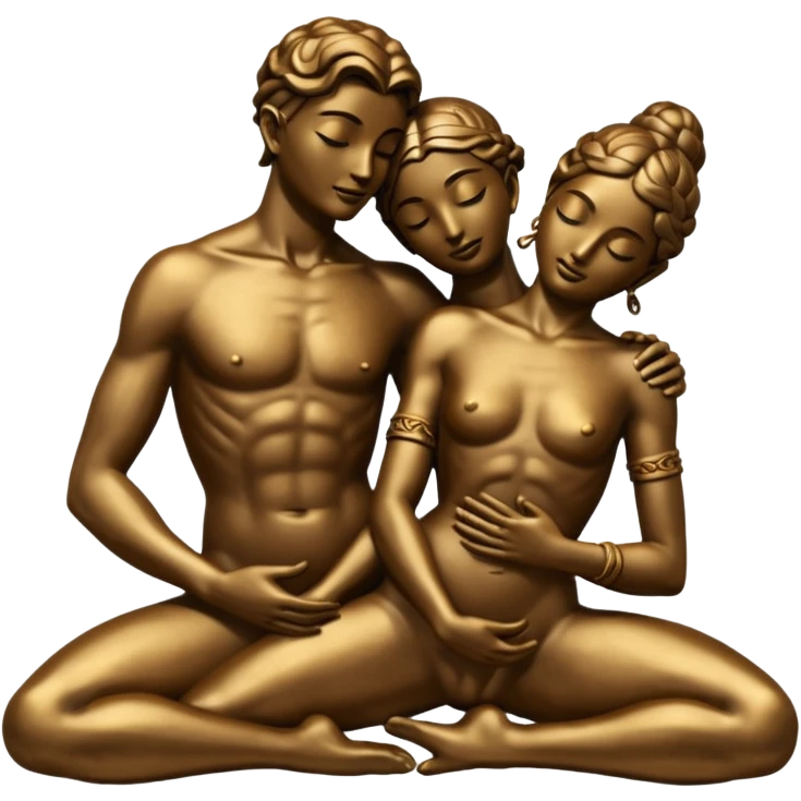 Kamasutra position statues emoji
