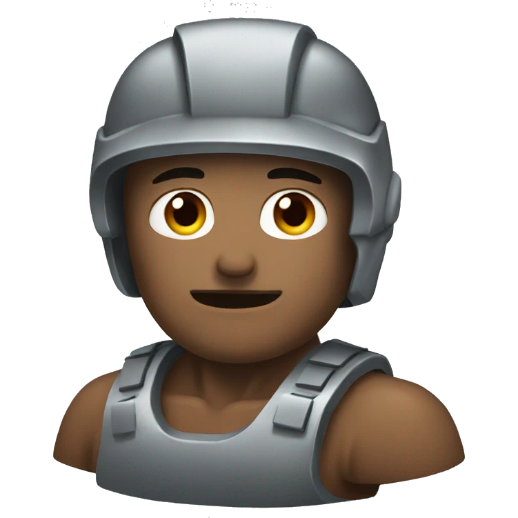 an iron  emoji