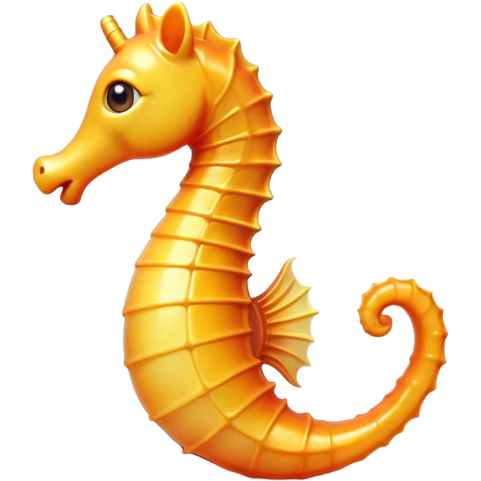 Cinematic Comical Sea Horse Portrait Emoji, Head tilted dramatically with an exaggeratedly amused expression, featuring a delicately curved body with a whimsically coiled tail and wide, comically expressive eyes full of playful disbelief, Simplified yet hilariously expressive features, highly detailed, glowing with a slightly sassy aquatic glow, high shine, dramatic yet playful, stylized with an air of quirky marine mischief, soft glowing outline, capturing the essence of a meme-worthy sea horse that looks ready to drift its way into viral fame! emoji
