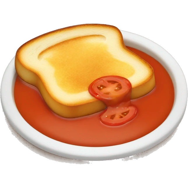 Grilled cheese and tomato soup emoji