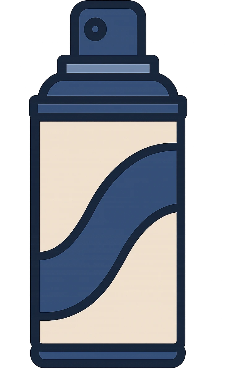 modern and sleek spray deodorant can with no text or label emoji