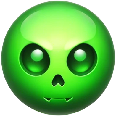 Toxic green  emoji