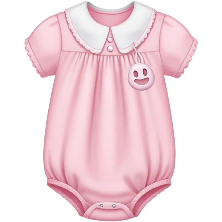 Pink baby clothes emoji