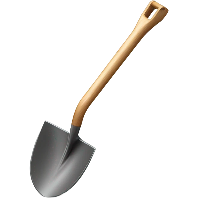 Crescent shovel emoji