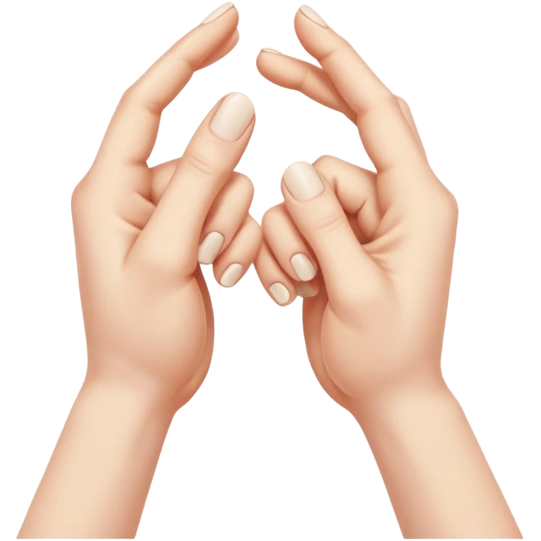 two hands gesturing a strangle motion with no person included  emoji