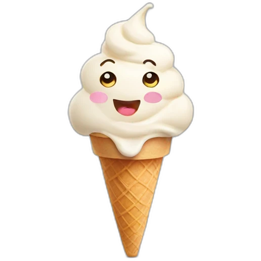 Baby yoga ice cream emoji